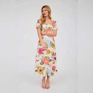 Floral Print Maxi Dress